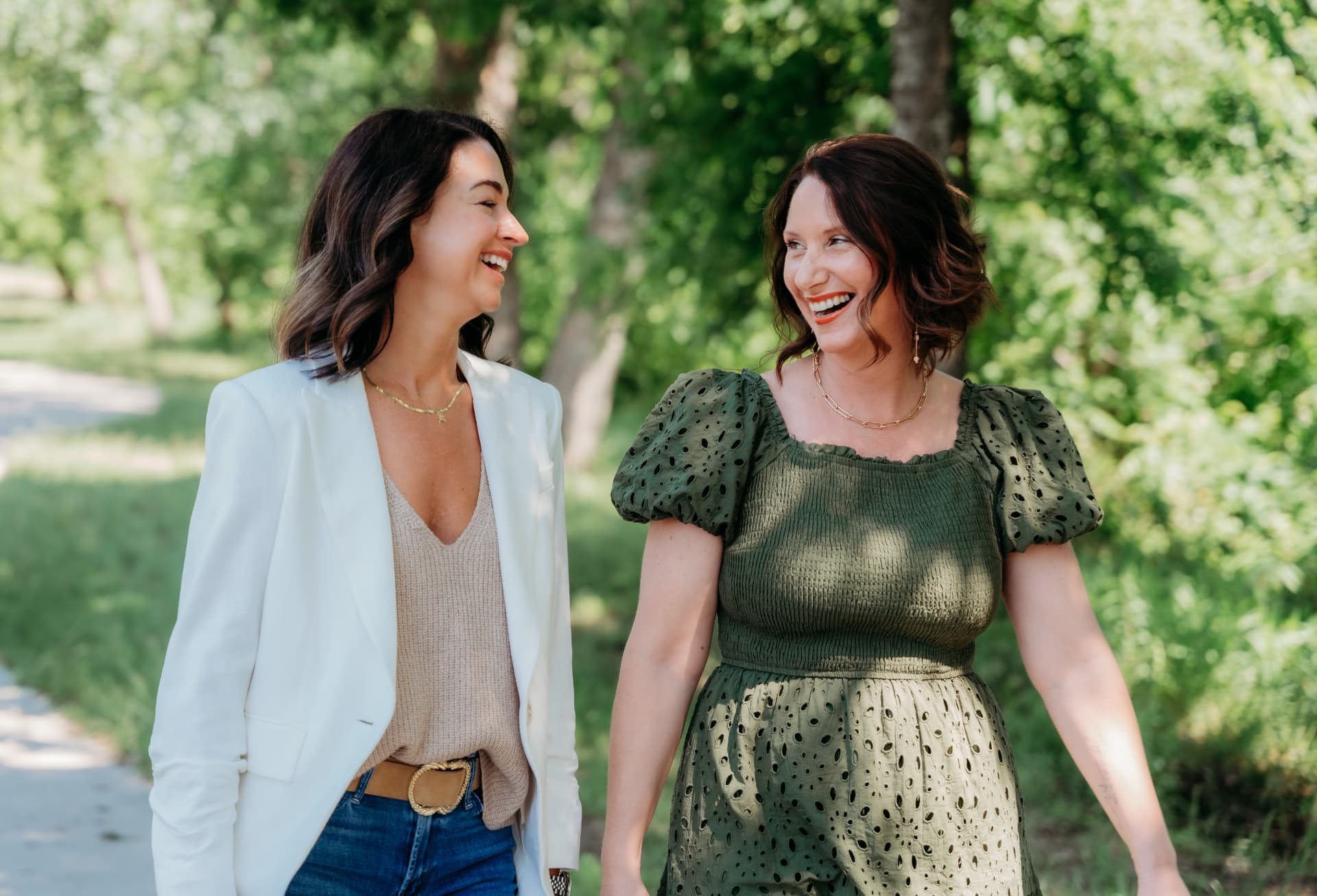 Satin Pelfrey and Sarah Phillipe, co-hosts of Spirit Filled Girl Talk