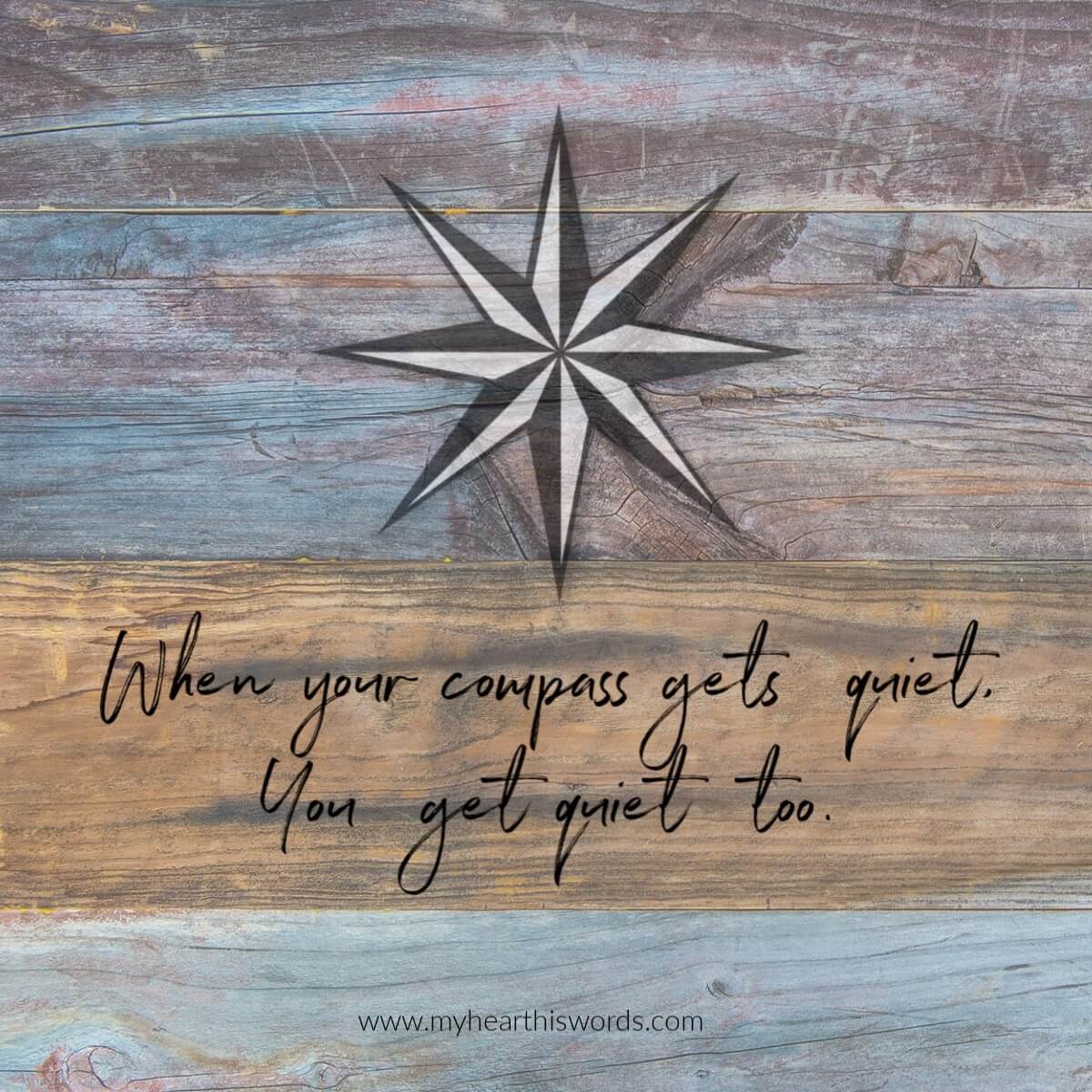 When Your Compass Gets Quiet
