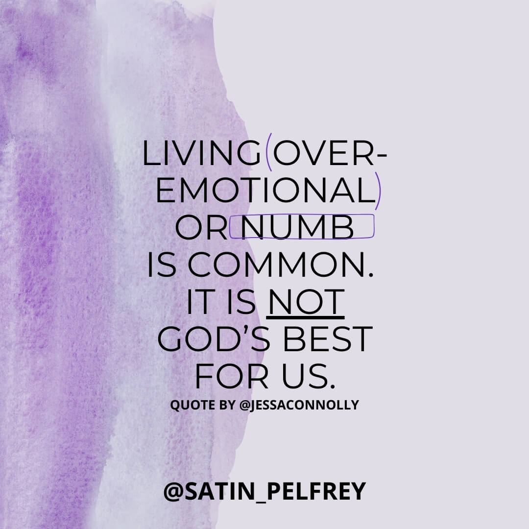 Tired of Being Tired - Living (over emotional) or numb is common, it is not God's best for us!