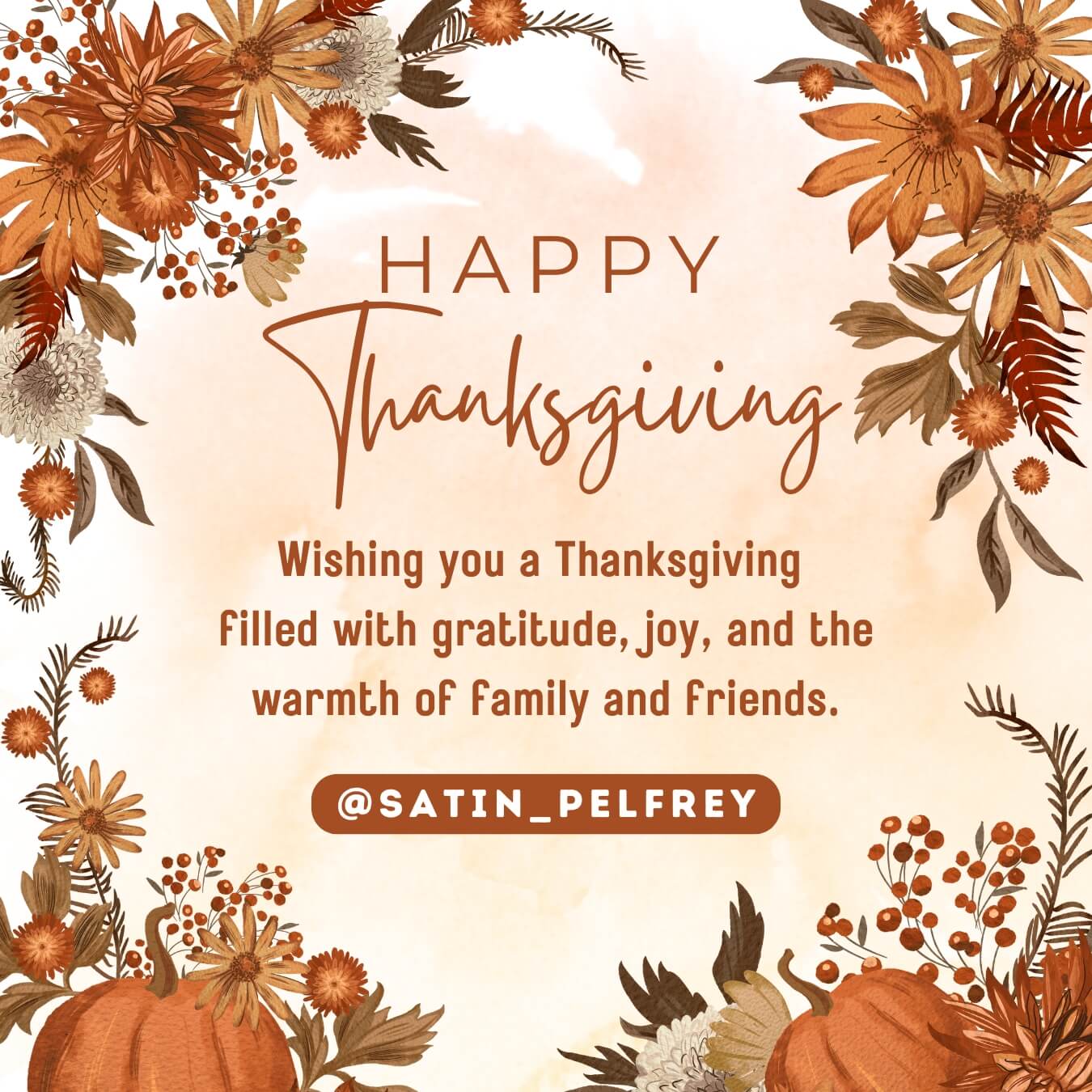 My Thanksgiving Prayer for You