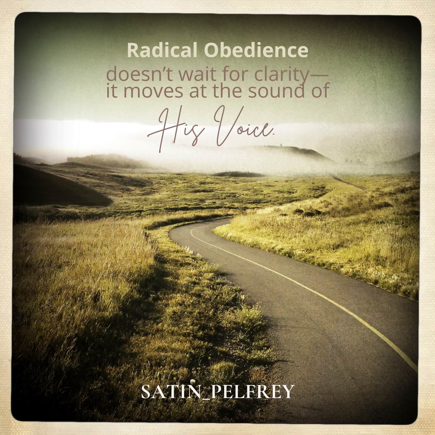 Radical Obedience Over Outcome: Trusting God When Faithfulness Doesn’t Feel Fruitful